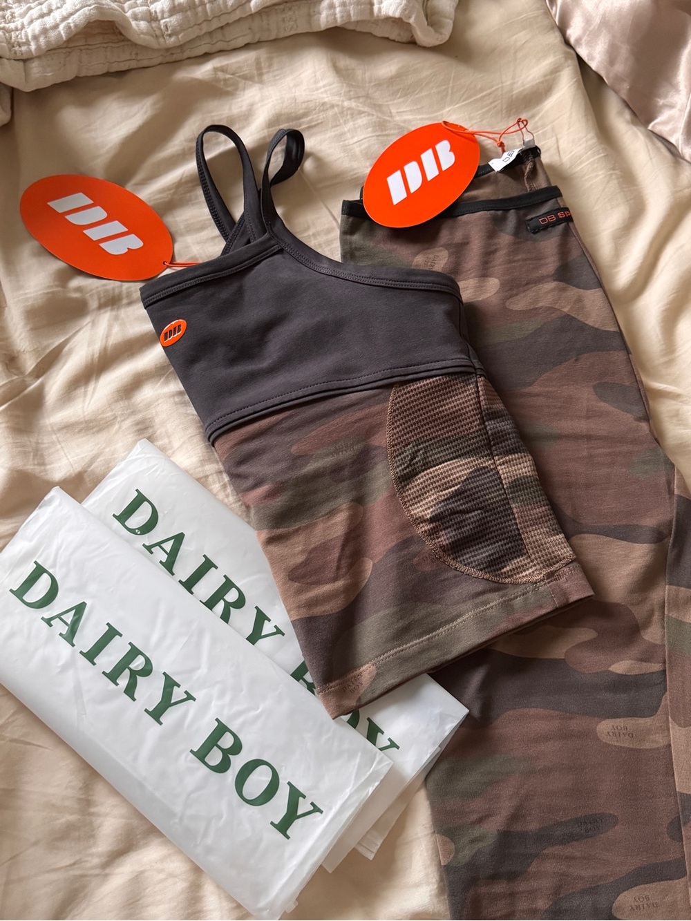 Dairy Boy Decoy Camo Set Wag Tank and Capri